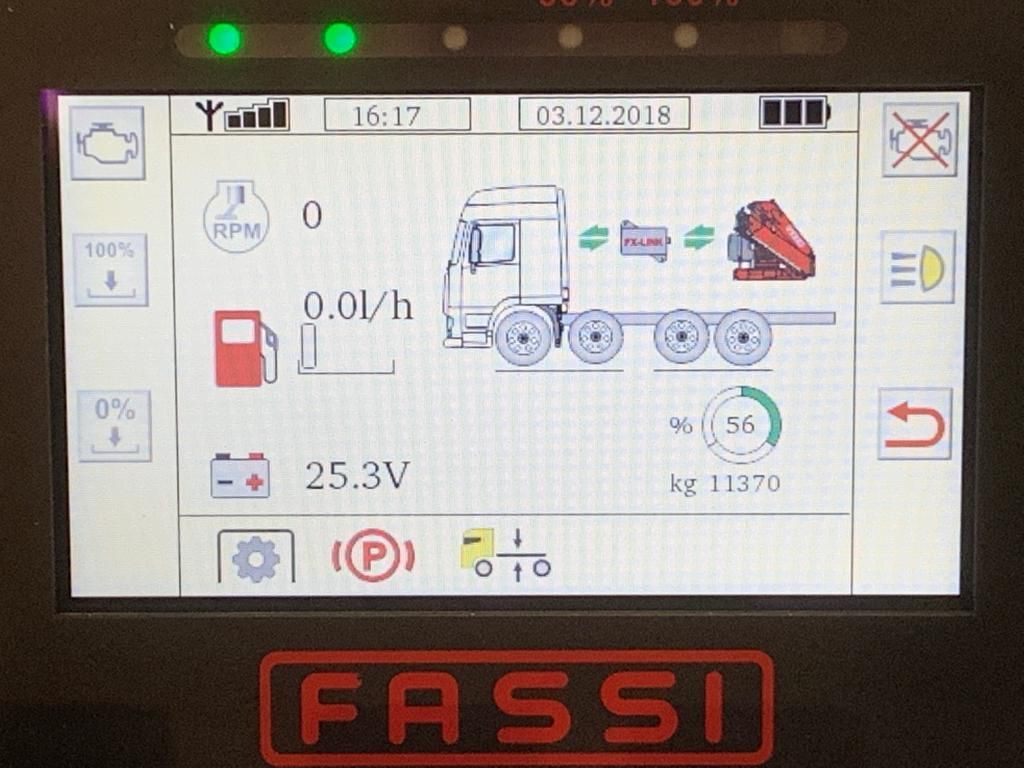 Fassi FX-Link con visione dal monitor