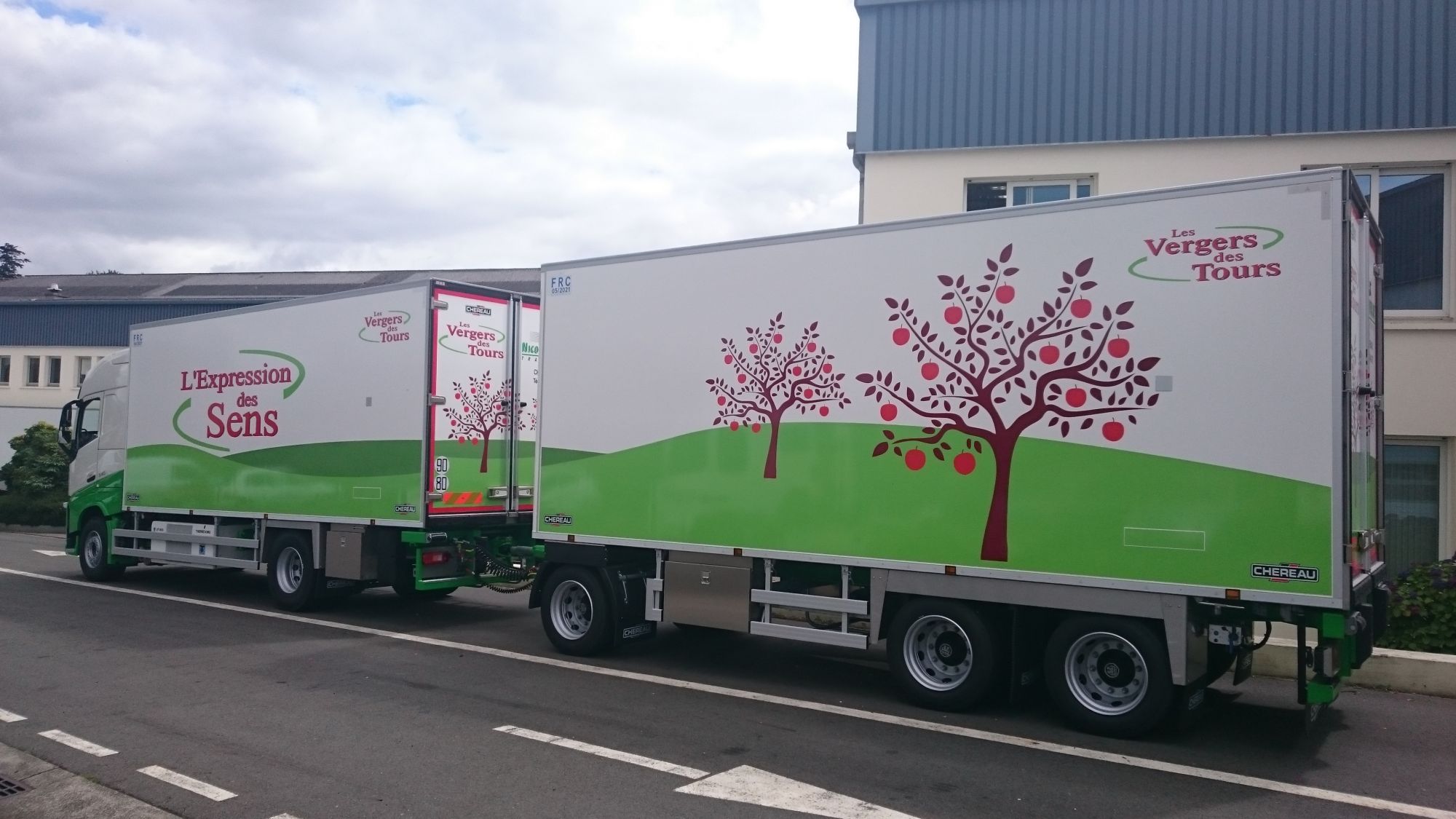 Allestimento Chereau per il settore alimentare