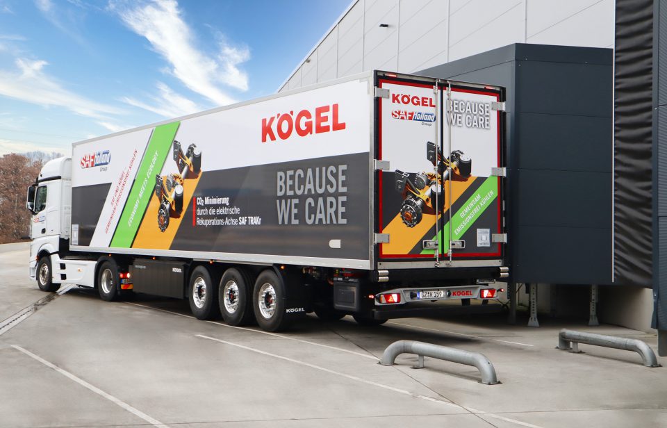 SAFHolland avvia la produzione dell'assale elettrico per rimorchi SAF